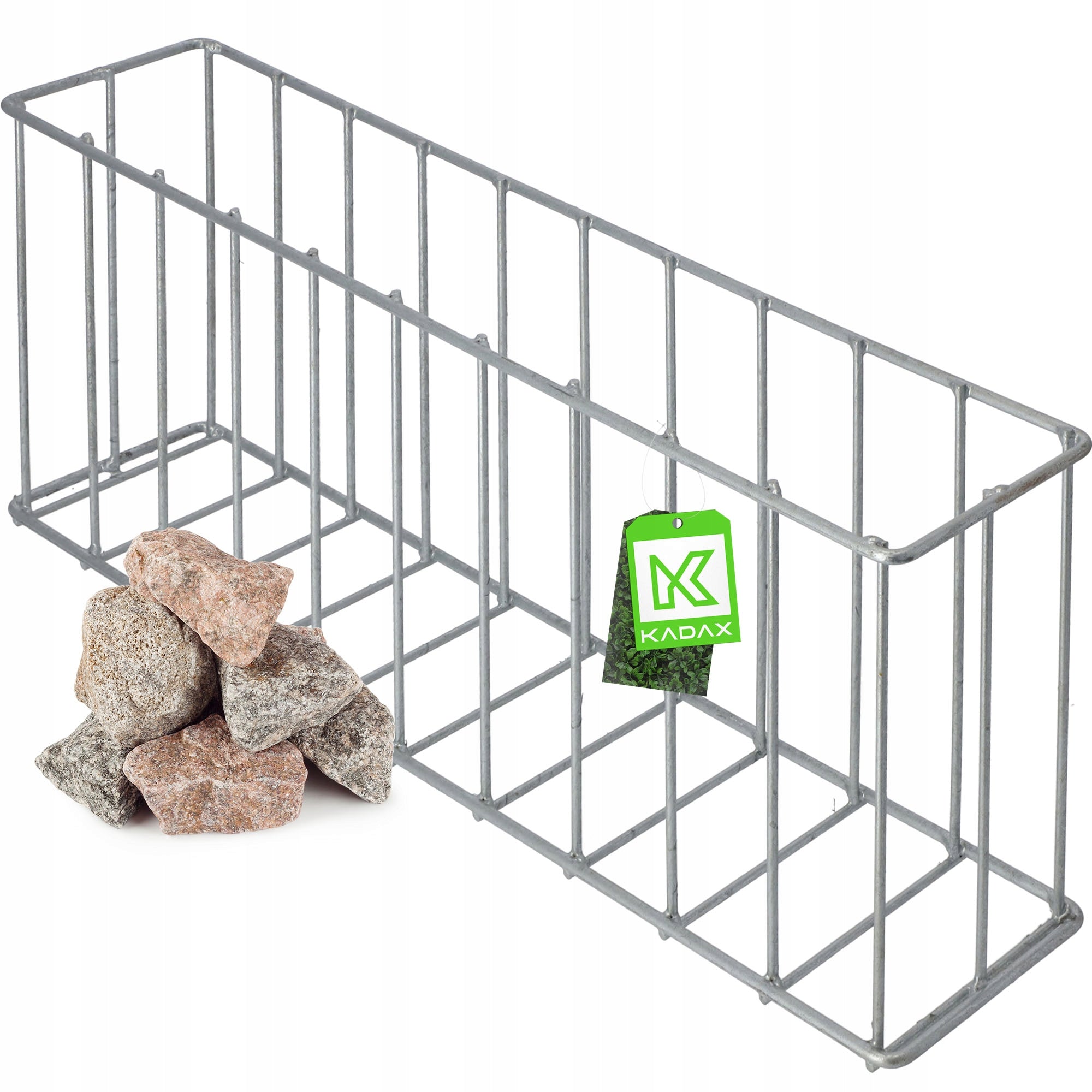 GABION PLANTER MESH GARDEN EDGING LAWN PANEL 51 cm STEEL