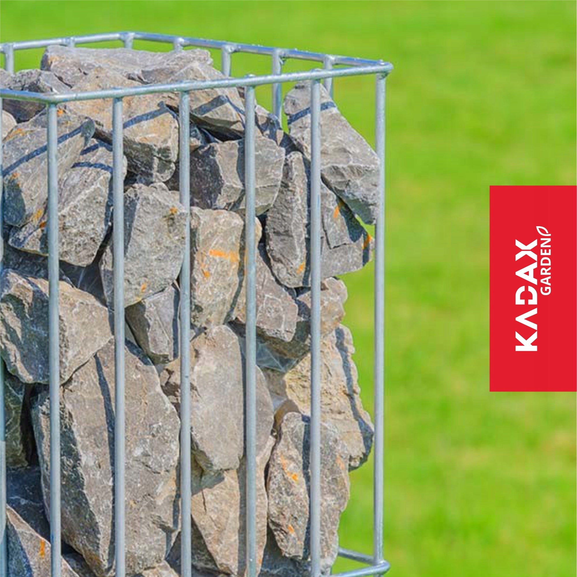 GABION PLANTER MESH GARDEN EDGING LAWN PANEL 75 cm STEEL Length 75 cm