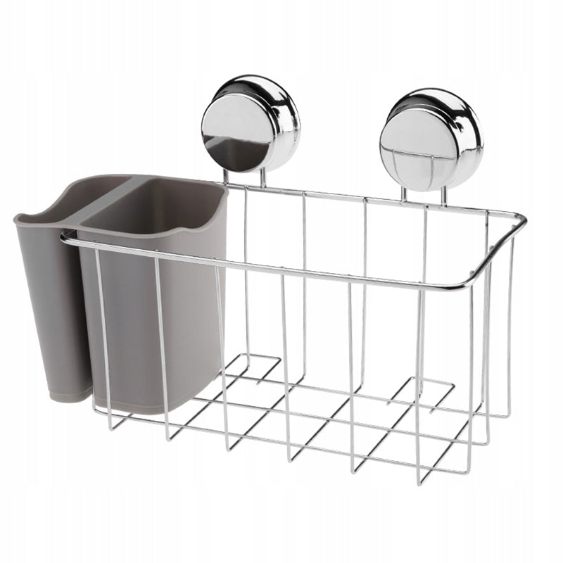 GALICJA BASKET BATHROOM SHELF WITH SUCTION CUPS INDI 26675