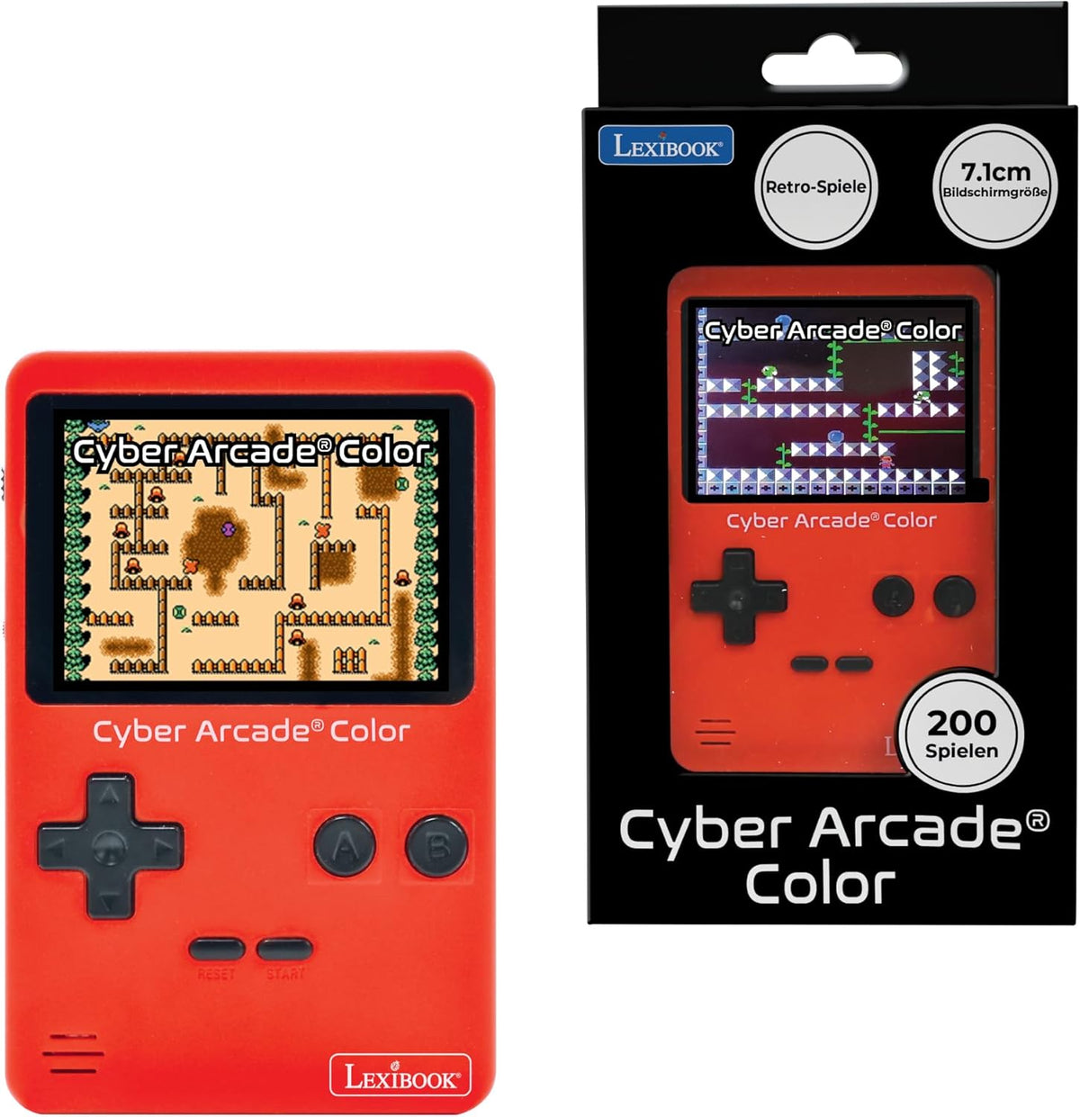 GAME CONSOLE PORTABLE 200 GAMES RETRO LCD SCREEN