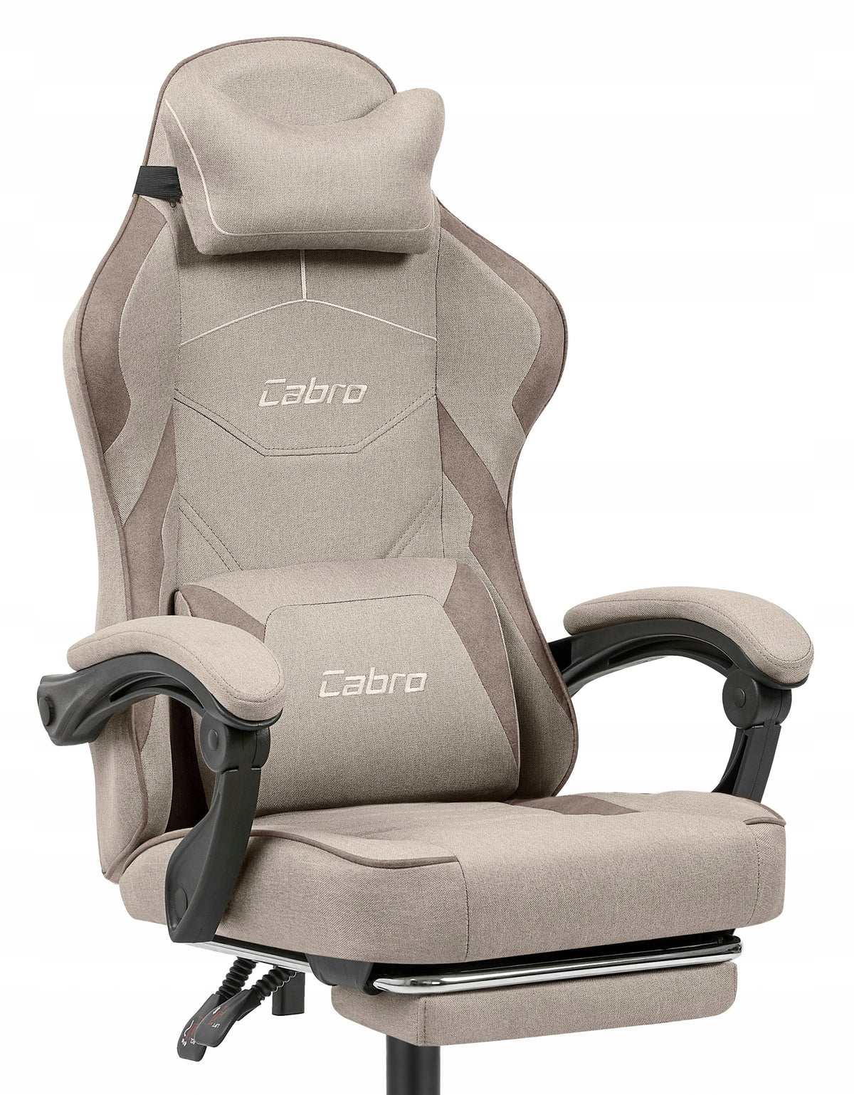 GAMING CHAIR MATERIAL CABRO C502 BEIGE BLACK