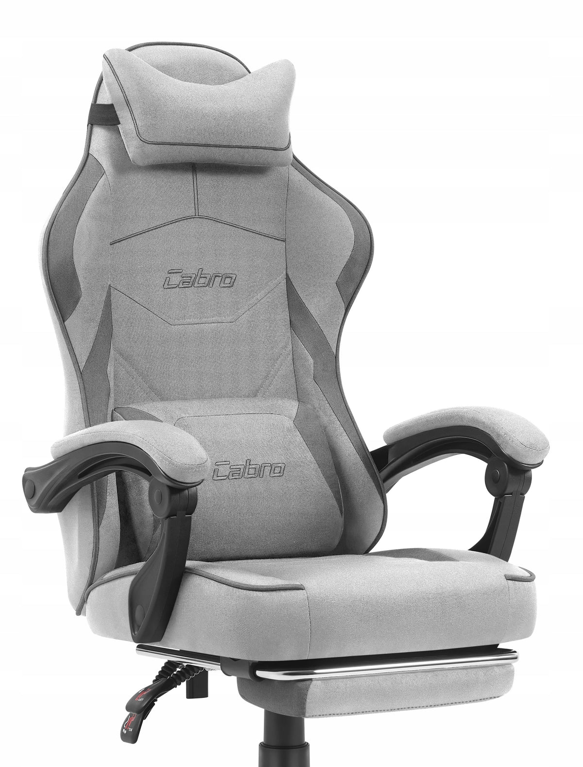 GAMING CHAIR MATERIAL CABRO C502 GREY BLACK
