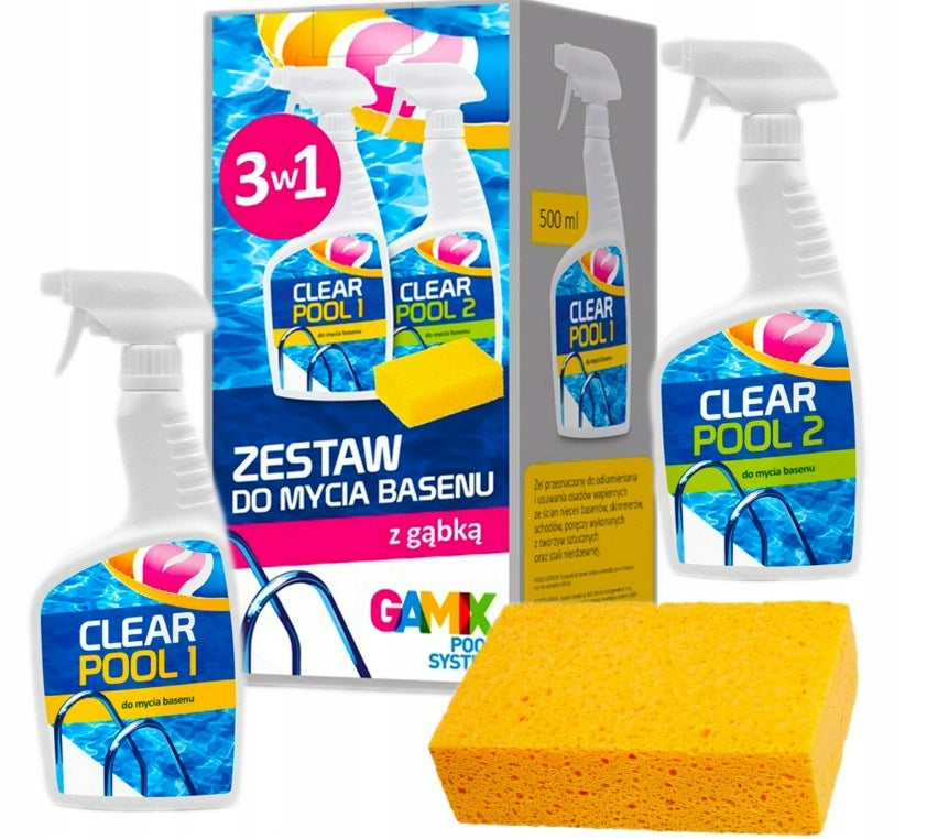 GAMIX 3IN1 POOL CLEANER KIT REMOVES SEDIMENT DIRT