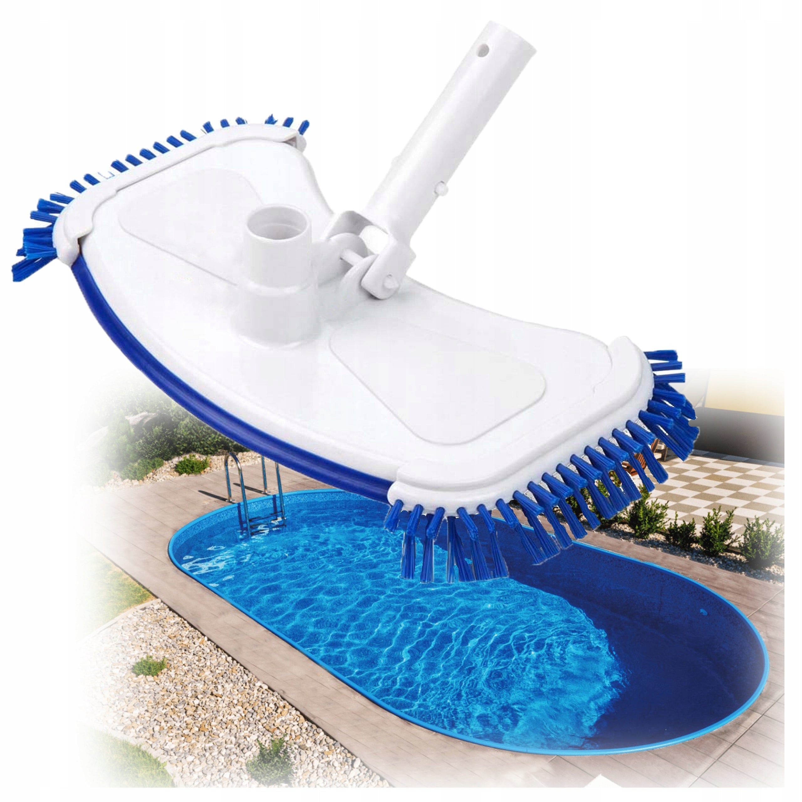 GAMIX BRUSH HEAD WITH SIDE BRUSHES FOR POOL CLEANING 35CM
