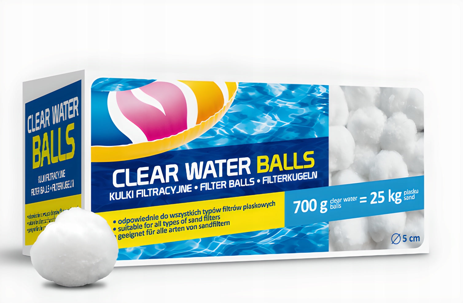 GAMIX FILTER BALLS FOR SAND PUMP POOL WATER 700g