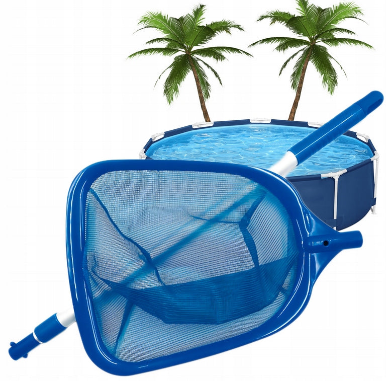 GAMIX POOL NET LANDING NET FOR CLEANING WITH TELESCOPIC POLE 100 CM