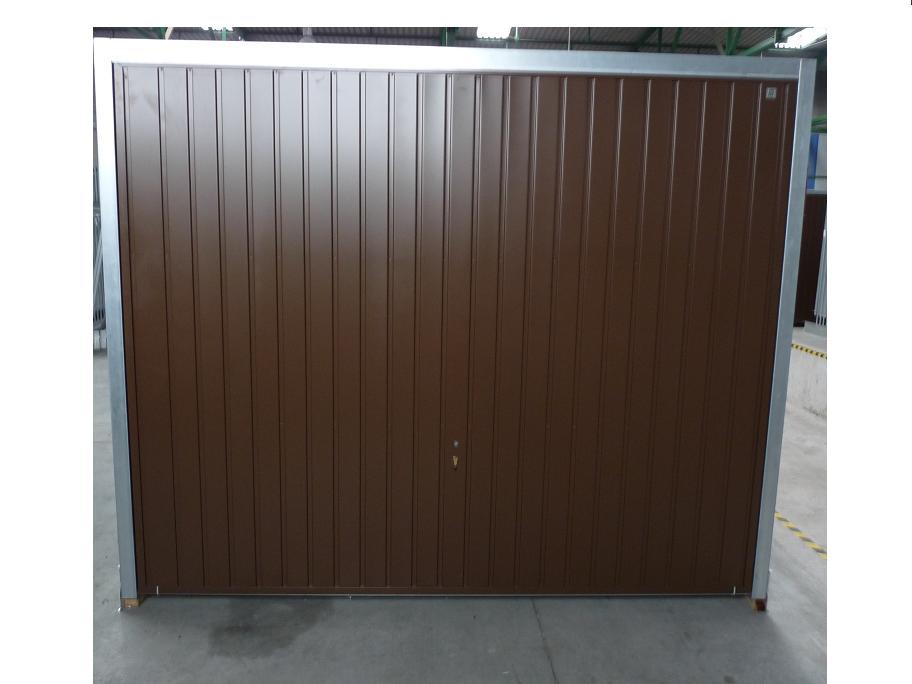 GARAGE DOOR TILTING TRAPEZOIDAL SHEET T10 TO SIZE GARAGE DOOR BRONZE Gate type Tiltable