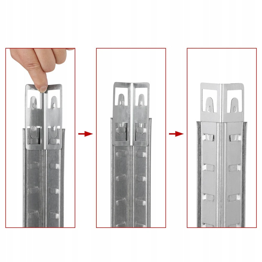 GARAGE METAL STORAGE RACK FOR BASEMENT CELLS 180x46x46 700kg Manufacturer no brand
