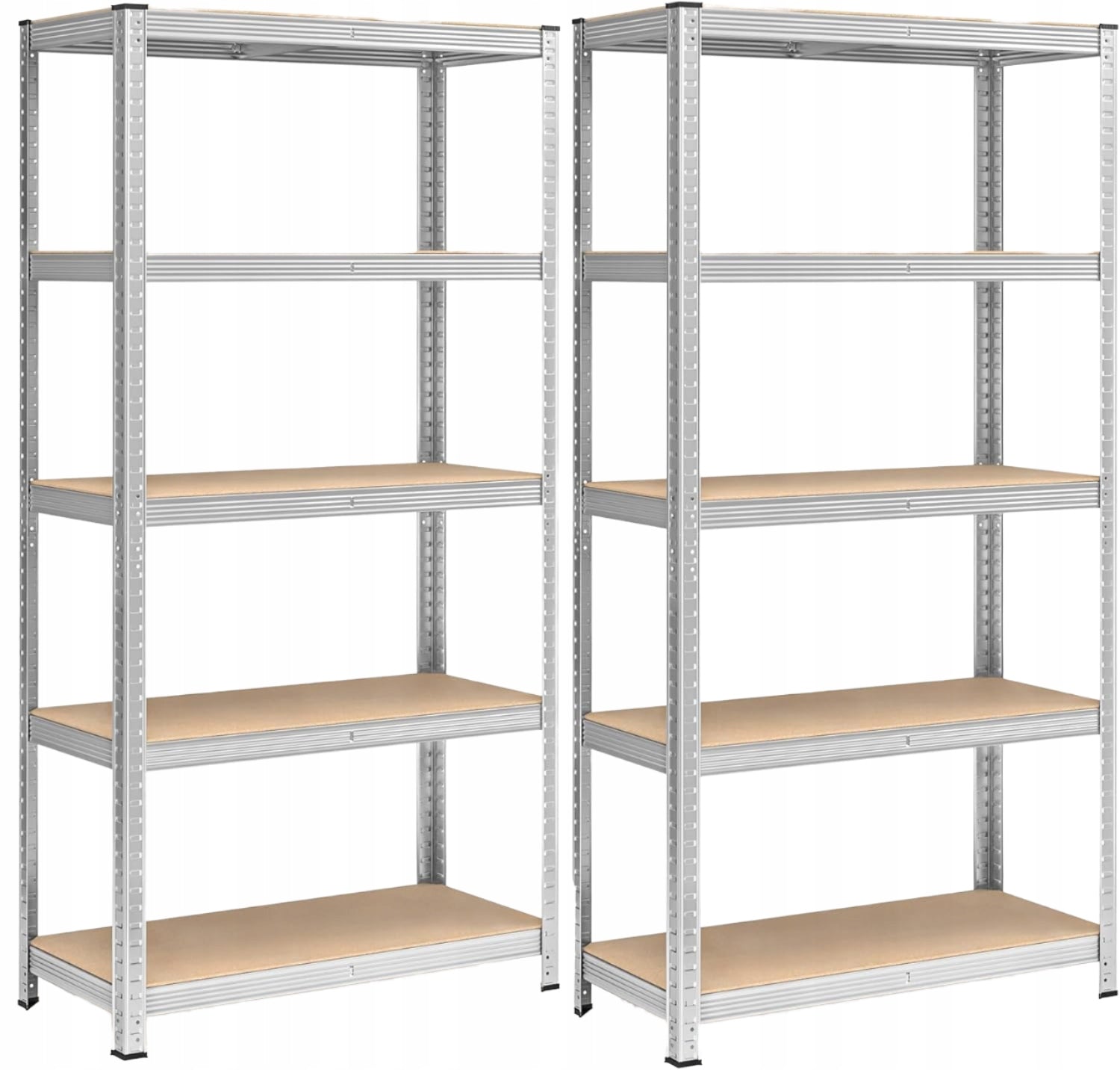 GARAGE STORAGE METAL RACK 205x120x45cm 5 SHELVES OF 200 KG LIFTING CAPACITY Manufacturer Thomas