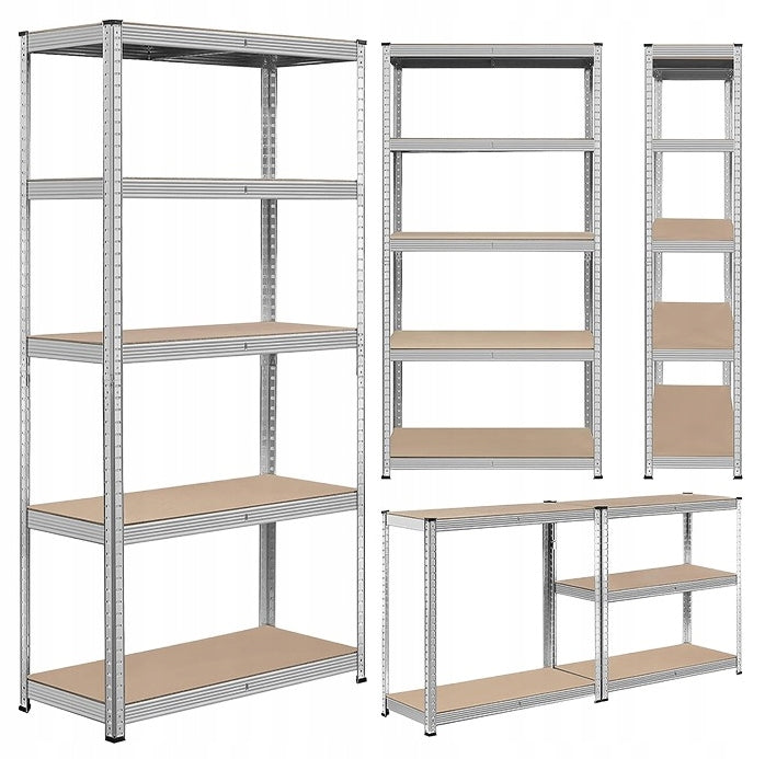 GARAGE STORAGE METAL RACK 205x120x45cm 5 SHELVES OF 200 KG LIFTING CAPACITY Manufacturer code KLT45-N