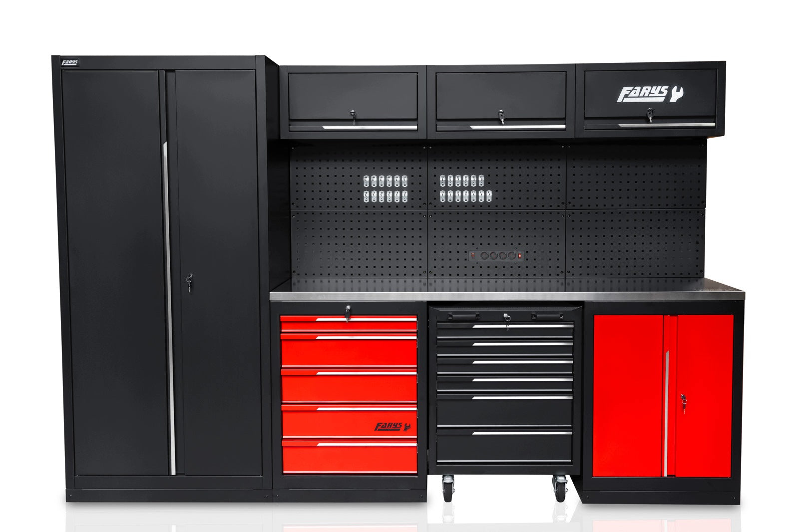 GARAGE WORKSHOP FURNITURE TOOL CART LARGE WORKSHOP CABINET FARYS