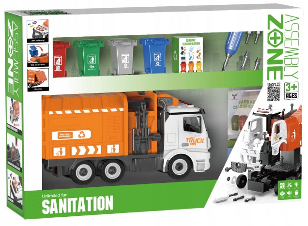 GARBAGE TRUCK for twisting sounds light Auto waste segregation Packaging status original