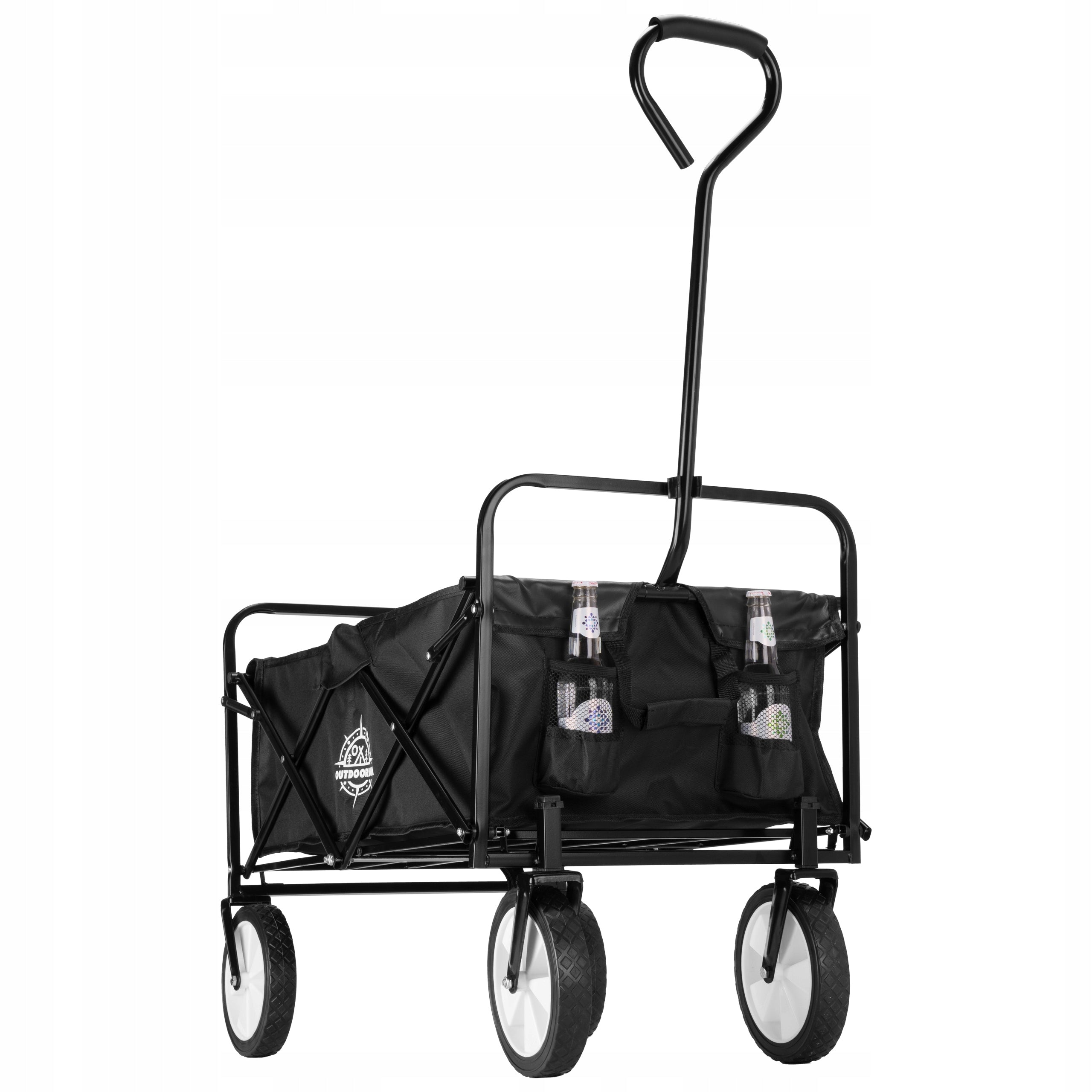 GARDEN BEACH CART FOLDING BLACK TRANSPORT HIKING FOR BEACH Kind trolley