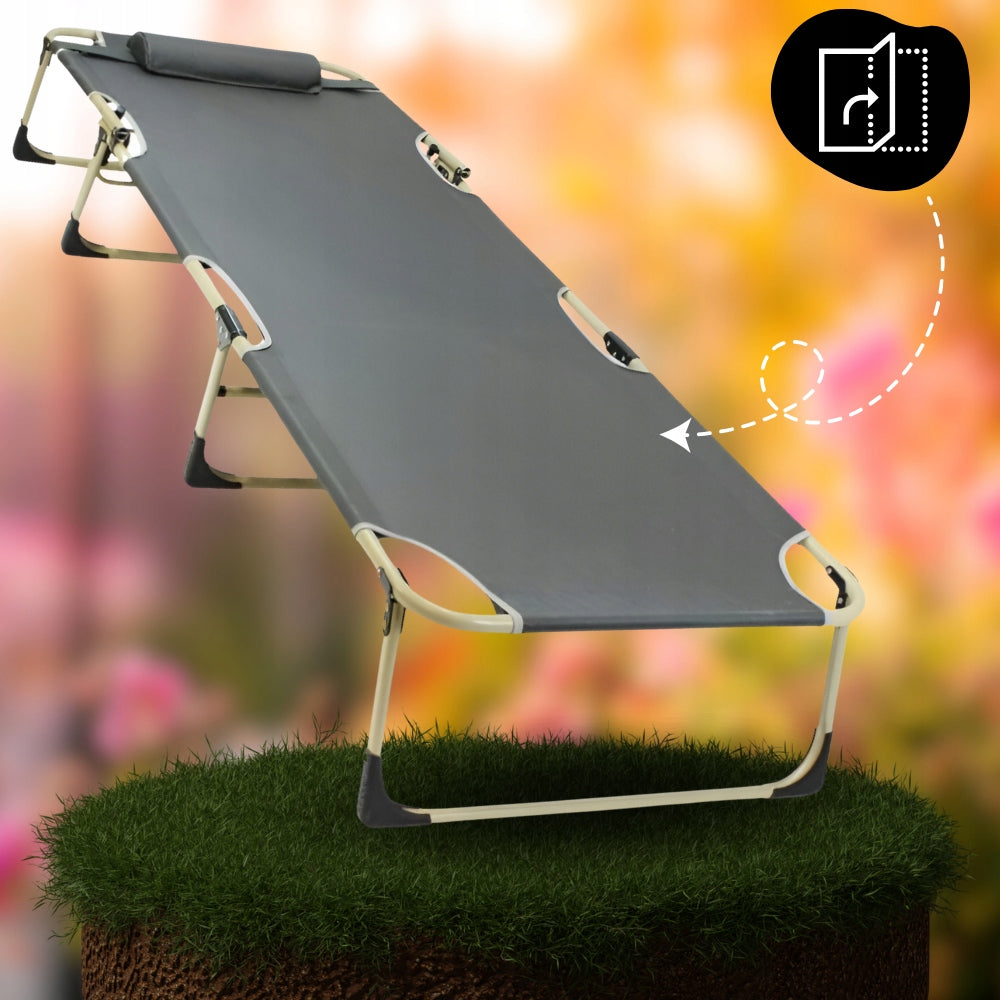 GARDEN BEACH CHAIR, FOLDABLE, STRONG CHAIR FOR TERRACE Brand Bakalu