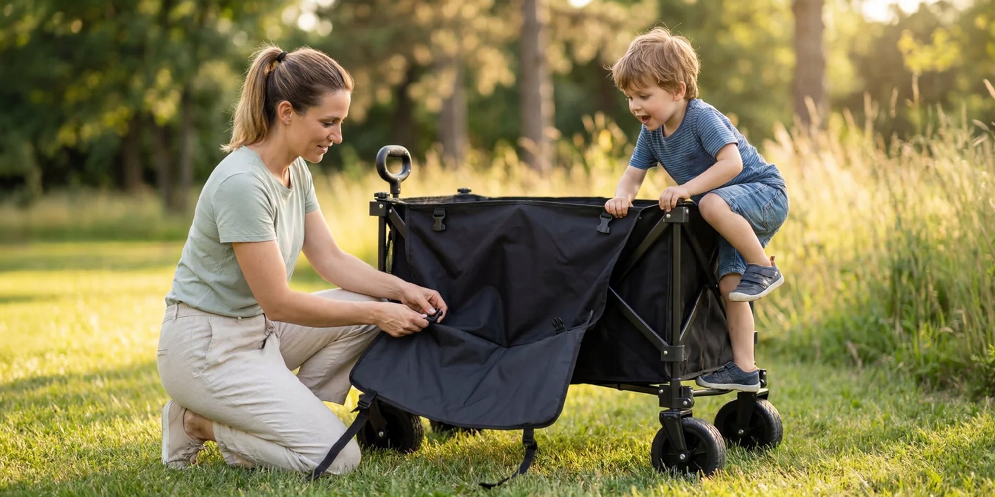 GARDEN BEACH HIKING CART FOLDING OFF-ROAD WHEELS 134L 200KG EAN (GTIN) 5901479101586