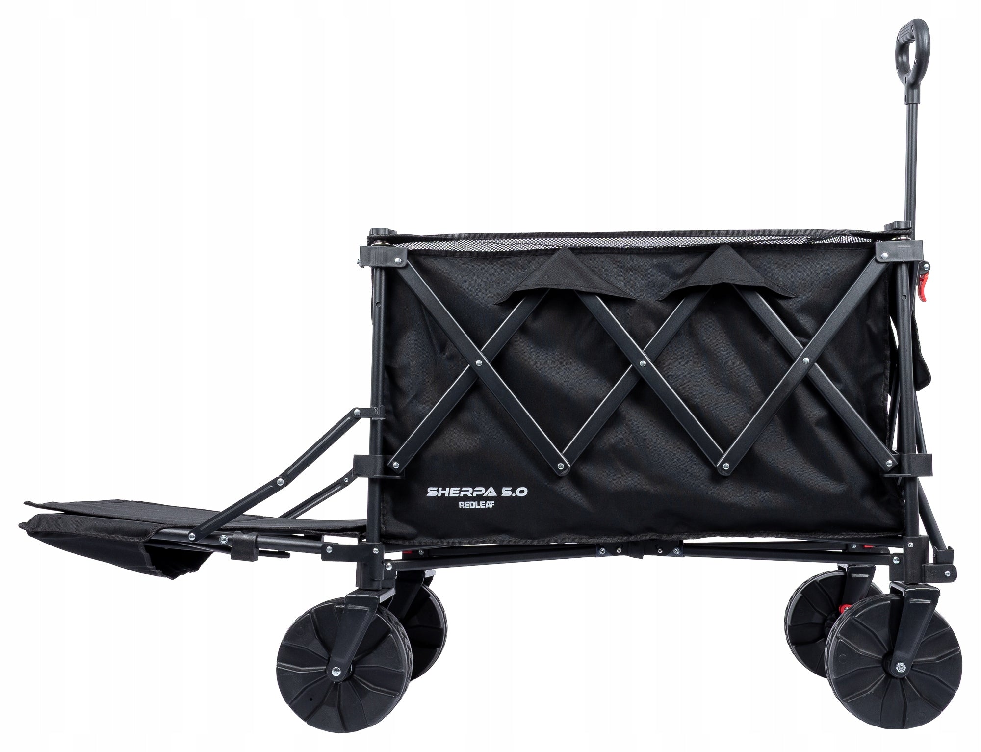 GARDEN BEACH HIKING CART FOLDING OFF-ROAD WHEELS 161L 130KG PICKUP Capacity 161 l