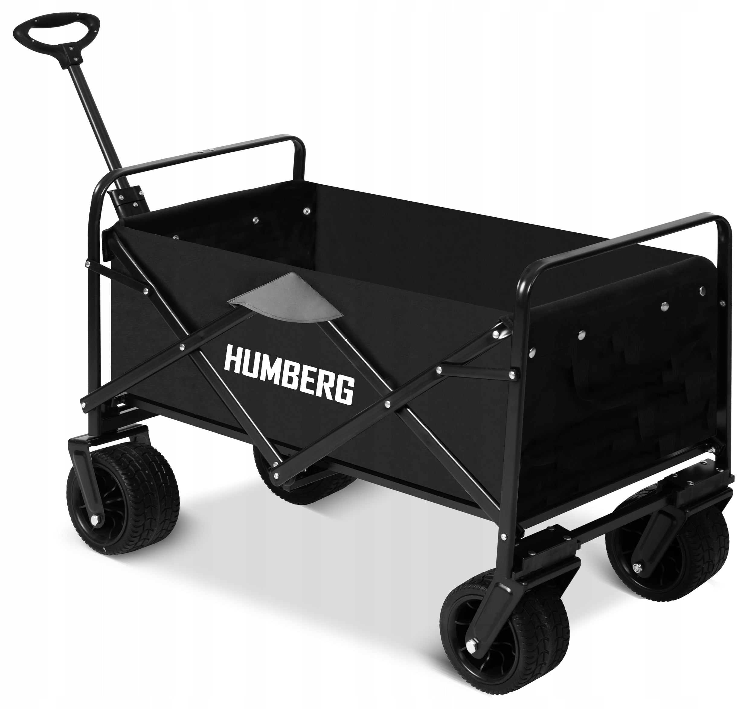 GARDEN BEACH TRANSPORT TROLLEY FOLDING 90kg LARGE WHEELS XXL Packaging status original