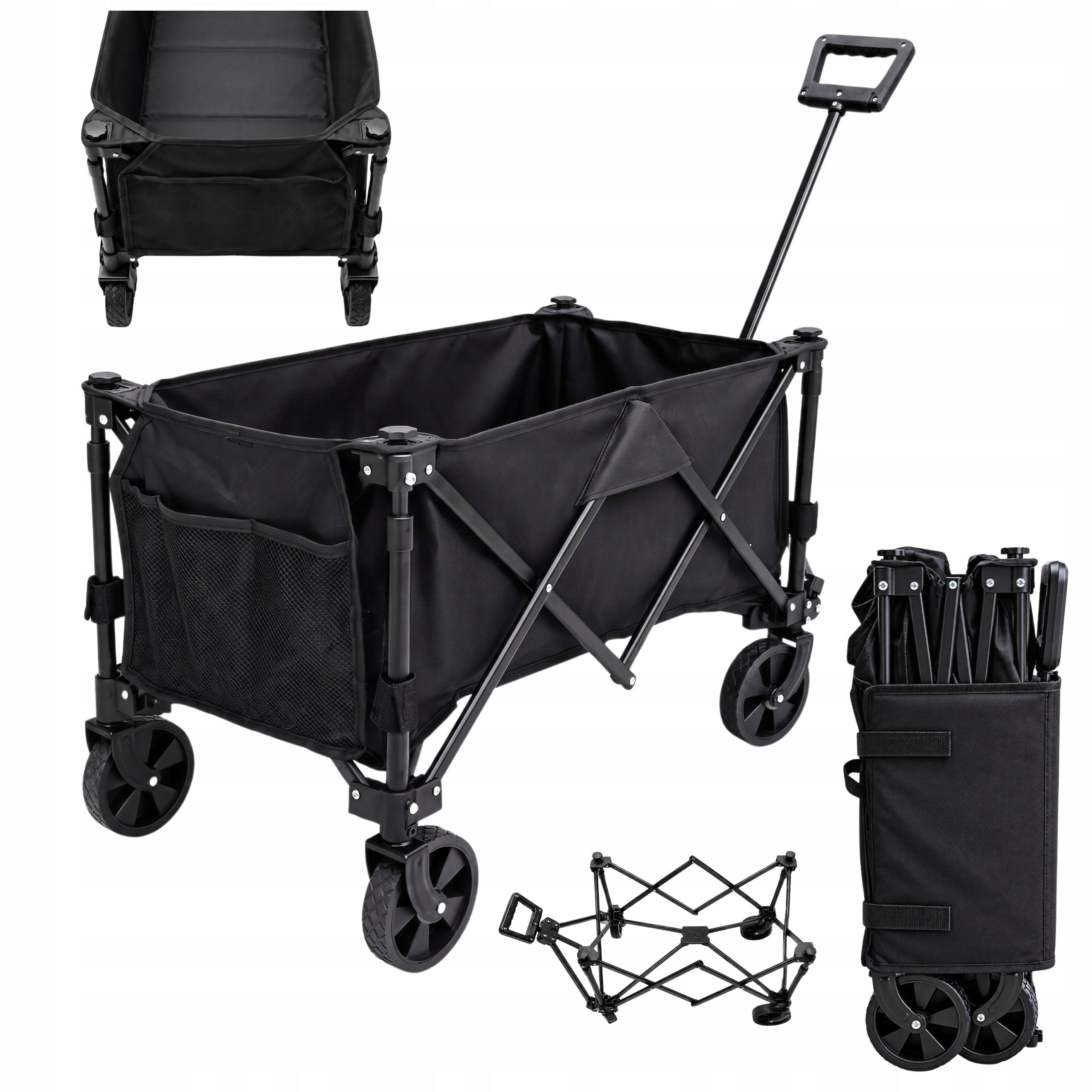 GARDEN BEACH TROLLEY Folding 100KG Camping SHOPPING Trailer