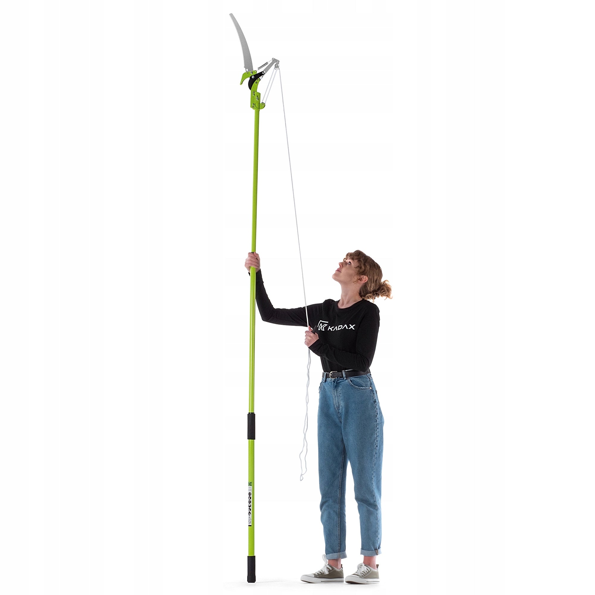 GARDEN BOOM PRUNER TELESCOPIC SAW 2in1 FOR BRANCHES OF BRANCHES 287cm Power supply handheld