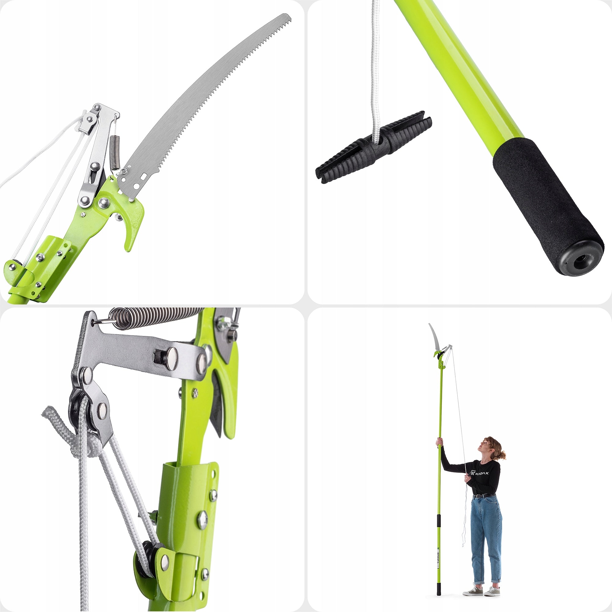 GARDEN BOOM PRUNER TELESCOPIC SAW 2in1 FOR BRANCHES OF BRANCHES 287cm Tool weight 1.7 kg