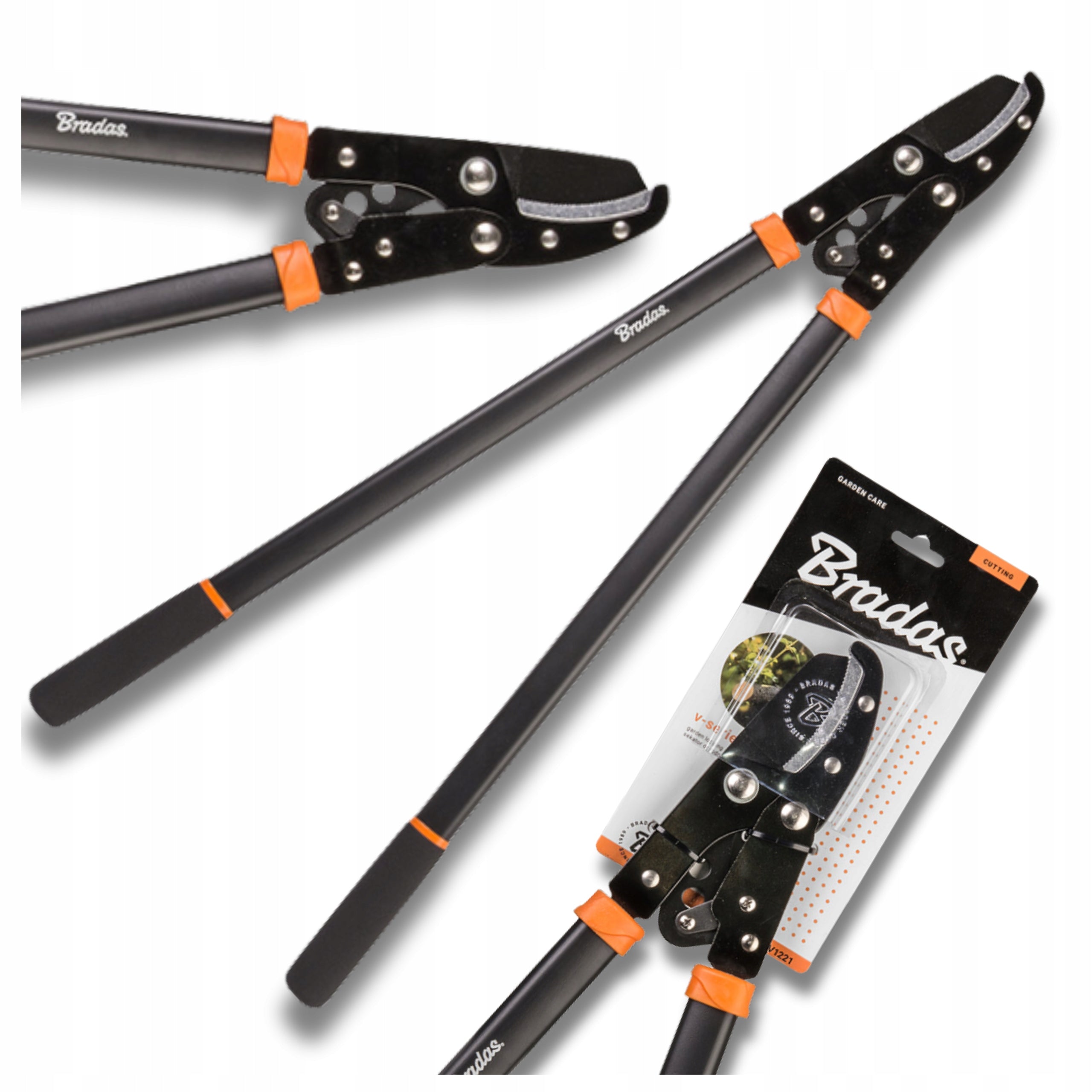 GARDEN BRANCH PRUNER SHEARS BRADAS ANVIL GEAR DIAMETER UP TO 50MM