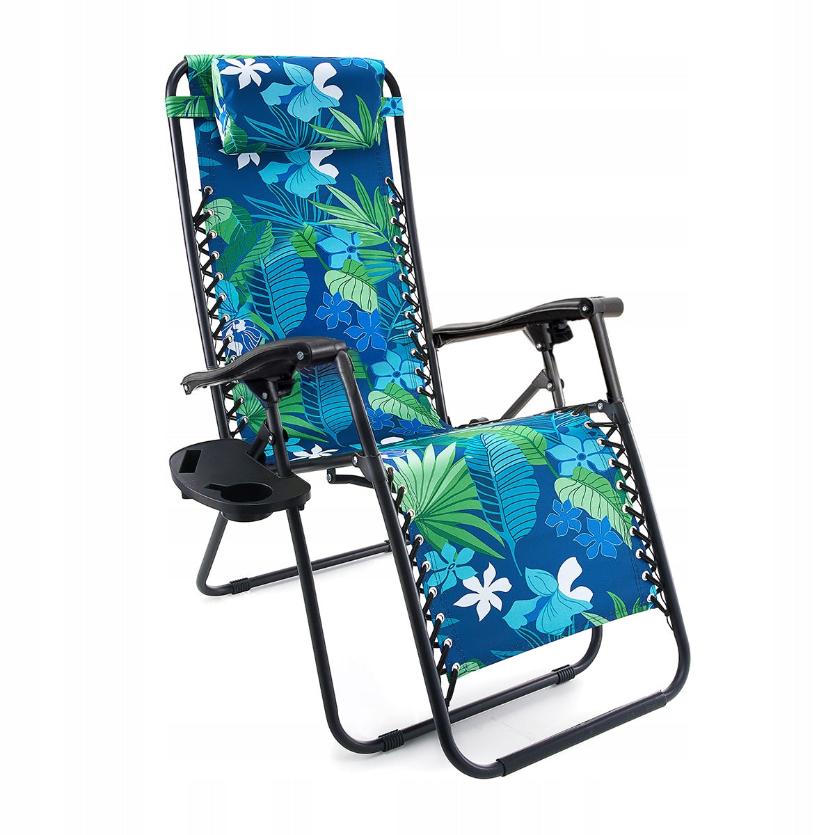 GARDEN CHAIR SUN LOUNGER BEACH CAMPING CHAIR FLOWERS + FREEBIE Frame material metal