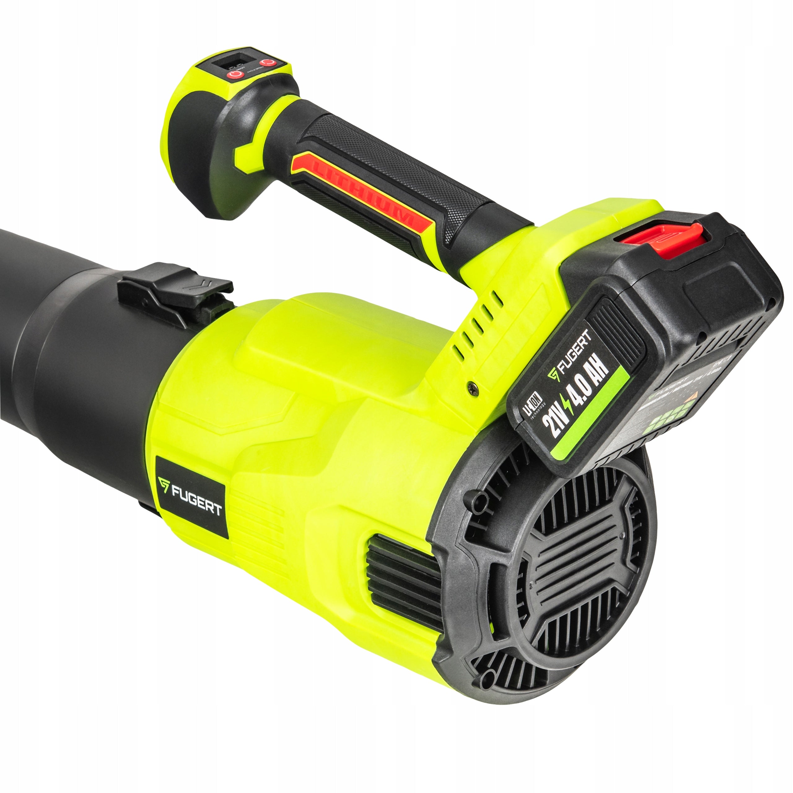 GARDEN CORDLESS LEAF BLOWER FOR SNOW 2x AKU 4AH FUGERT Tool weight 1.82 kg