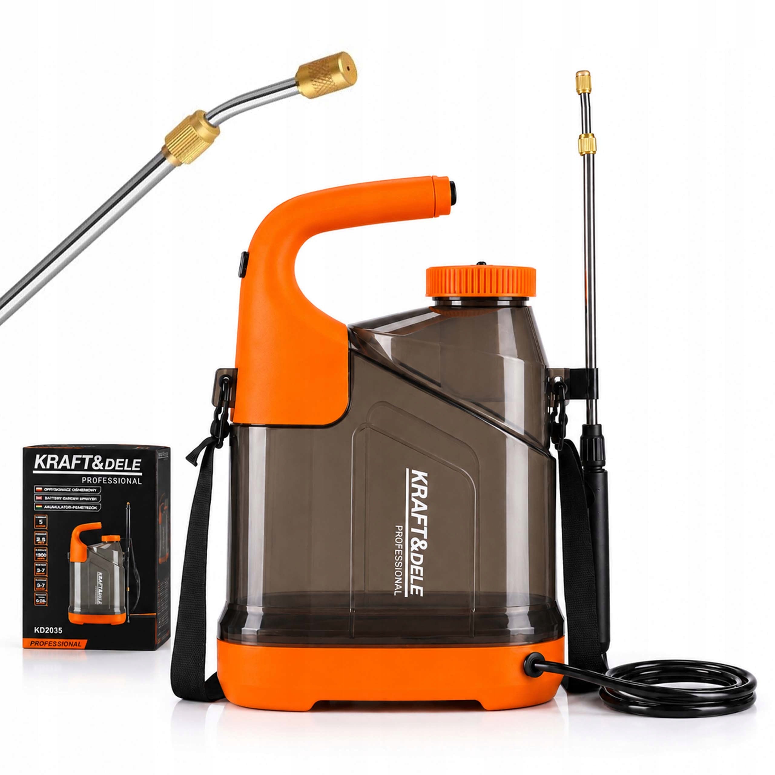 GARDEN CORDLESS SPRAYER 5l 12V NOZZLE FOR DISINFECTION SPRAYING