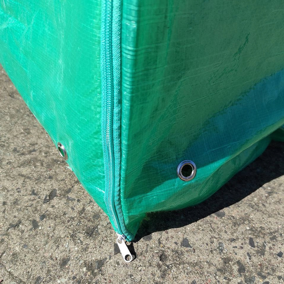 GARDEN COVER TARPAULIN COVER SWING FURNITURE WATERPROOF PE GREEN Length 210 cm
