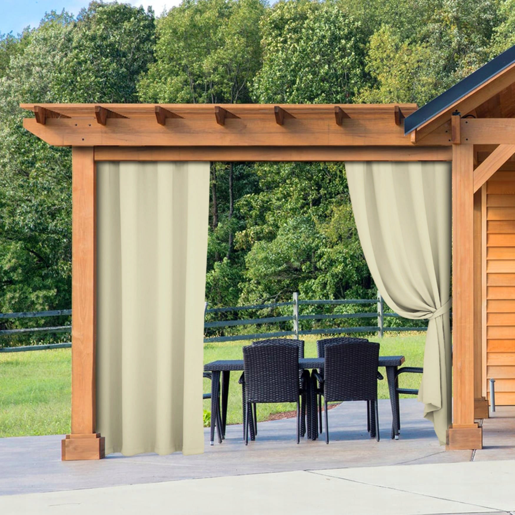 GARDEN CURTAIN 155x220 WATERPROOF TERRACE CURTAIN FOR GAZEBO TUNNEL 008 Packaging status original