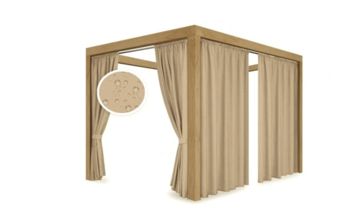GARDEN CURTAINS FOR TERRACE wood-resistant terrace curtain for balcony 220x155