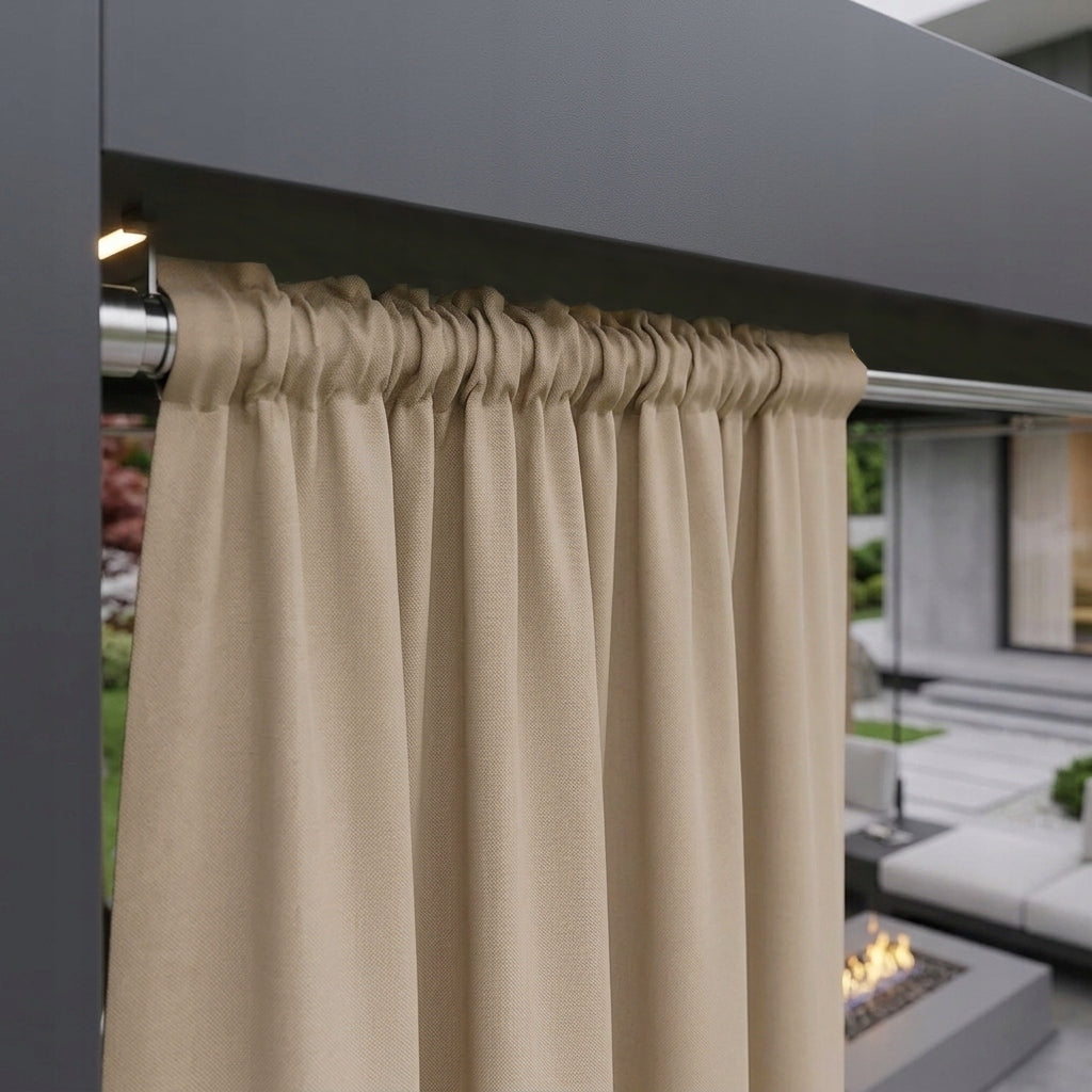GARDEN CURTAINS WATERPROOF DURABLE - TERRACE BALCONY WALNUT GAZEBO 70x200 Manufacturer code 841-70X200-2A