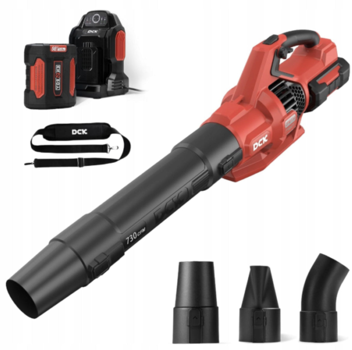 GARDEN Cordless Blower Powerful 58V Leaf Vacuum Cleaner + Charger