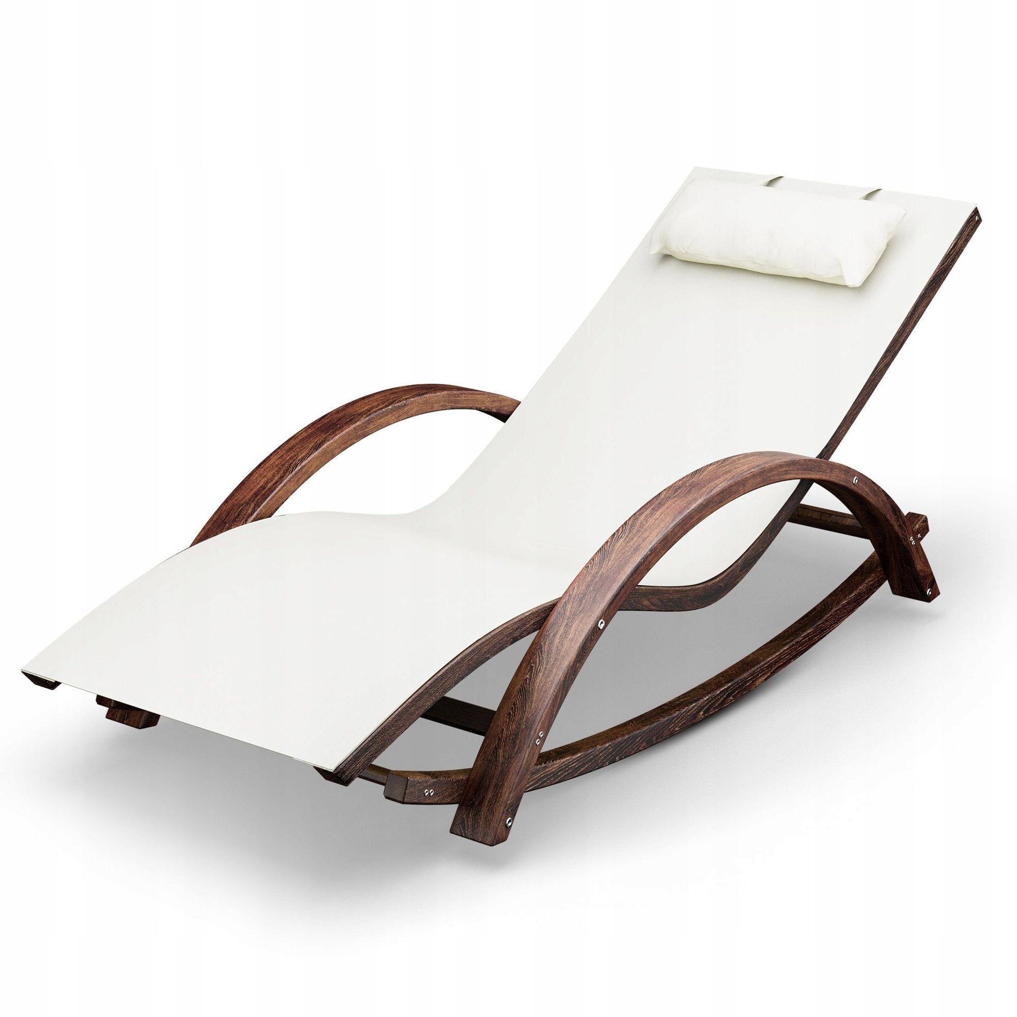 GARDEN DECKCHAIR TERRACE WOODEN BEIGE Color beige