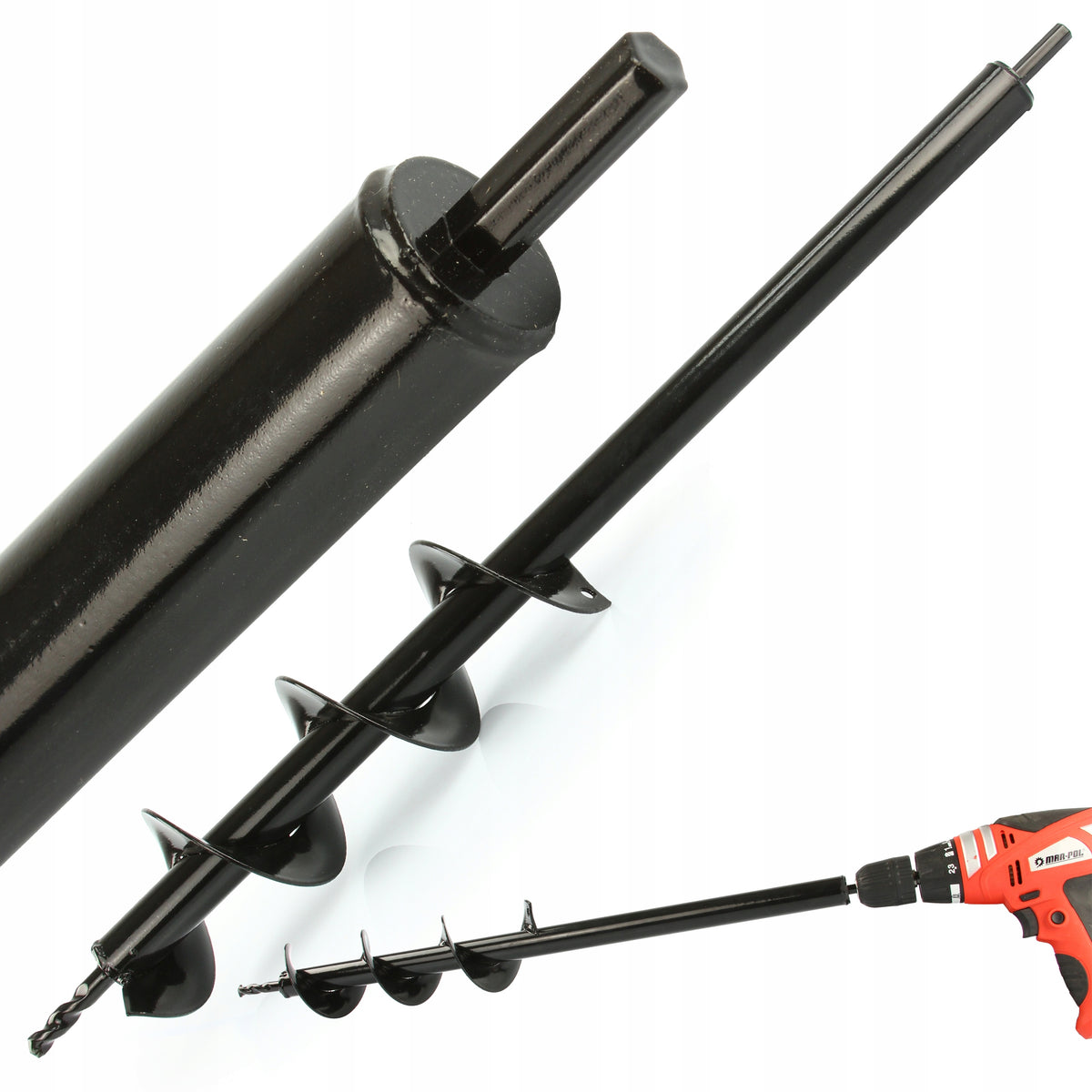 GARDEN DRILL BIT FOR DRILL SCREWDRIVER PLANTER FOR GROUND 8x60cm