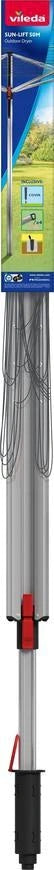 GARDEN DRYER FOR LAUNDRY LARGE XL 50 METERS LINES VILEDA SUN LIFT SET Unfolded width 206.2 cm