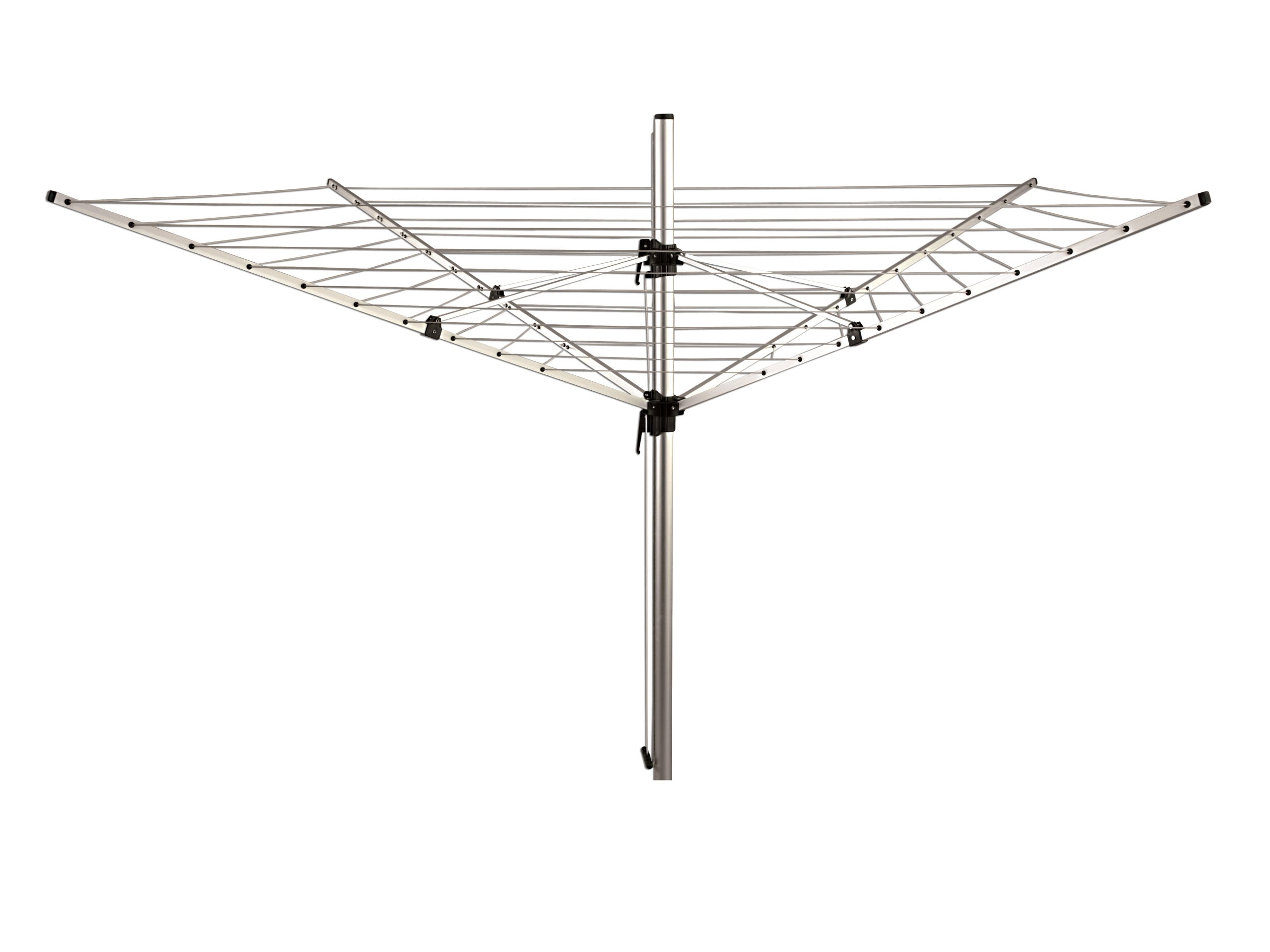 GARDEN DRYER ROTATING 55M 4 ARMS ALUMINUM ADJUSTABLE + COVER Brand no brand