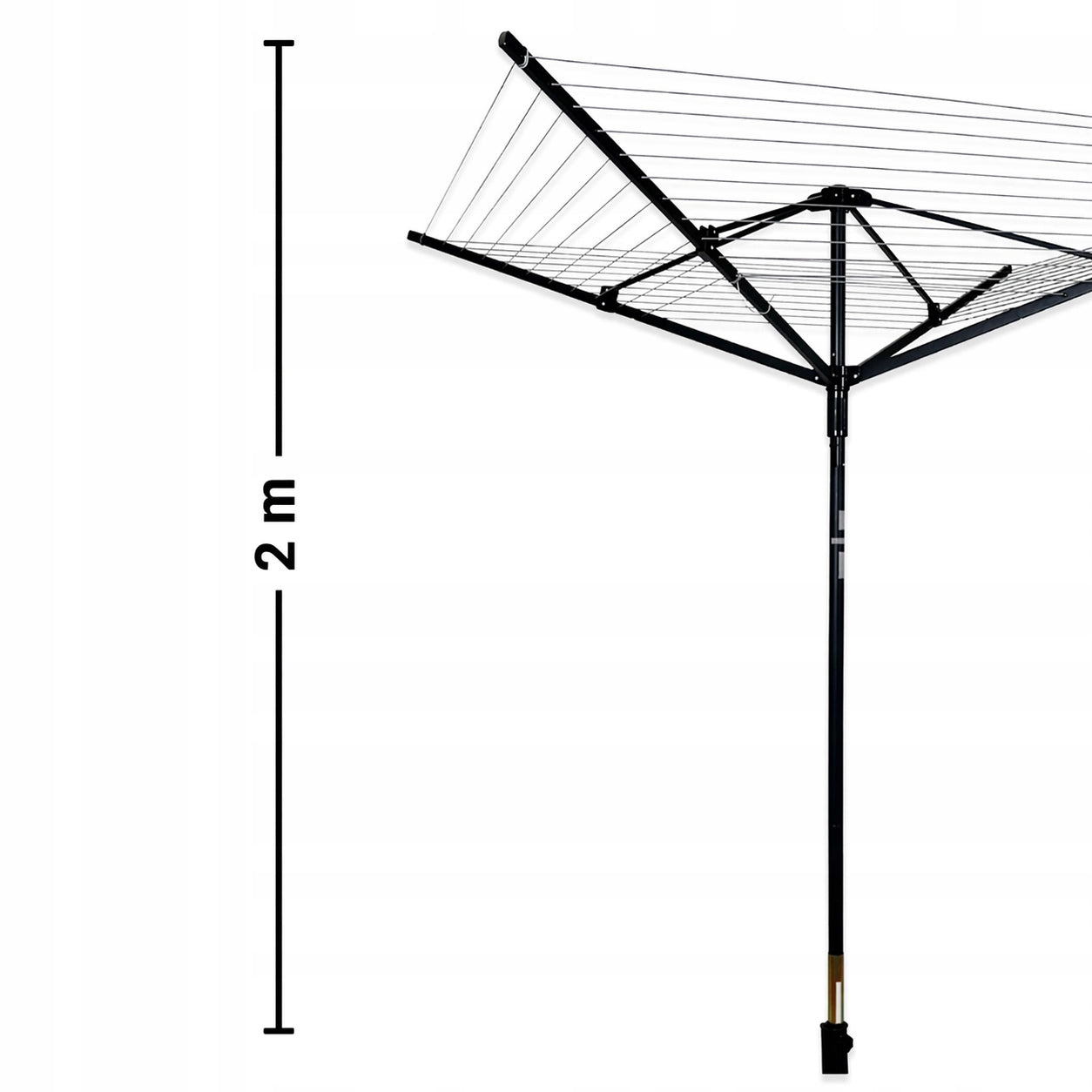 GARDEN DRYER ROTATING LAUNDRY UNDERWEAR OUTDOOR 4 ARMS 50M Kind Portable