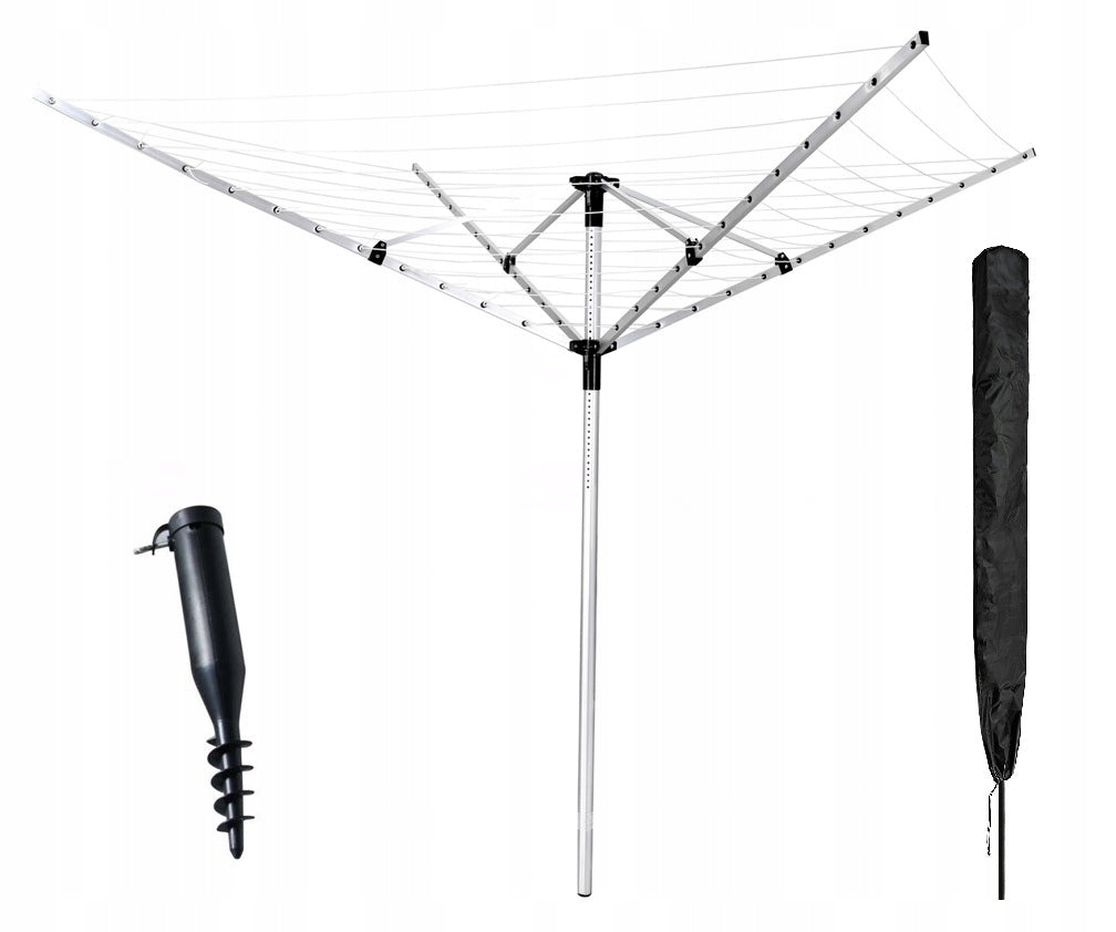 GARDEN DRYER XXL 60M ! FOLDING FOR LAUNDRY EXTERNAL ROTARY Weight 4 kg