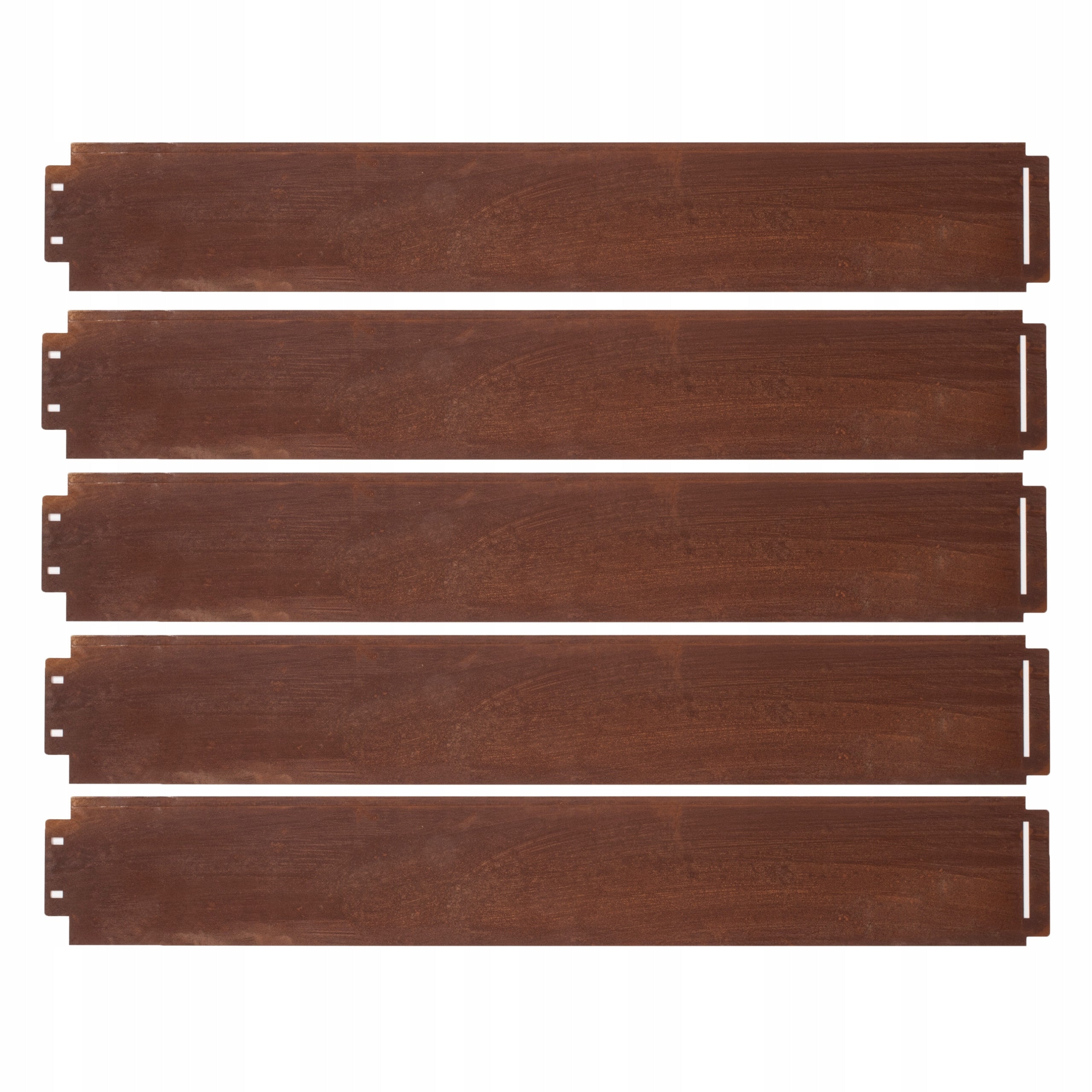 GARDEN EDGING LAWN METAL STEEL 15X100 FLEXIBLE RUST 5 PIECES Manufacturer Kapaga