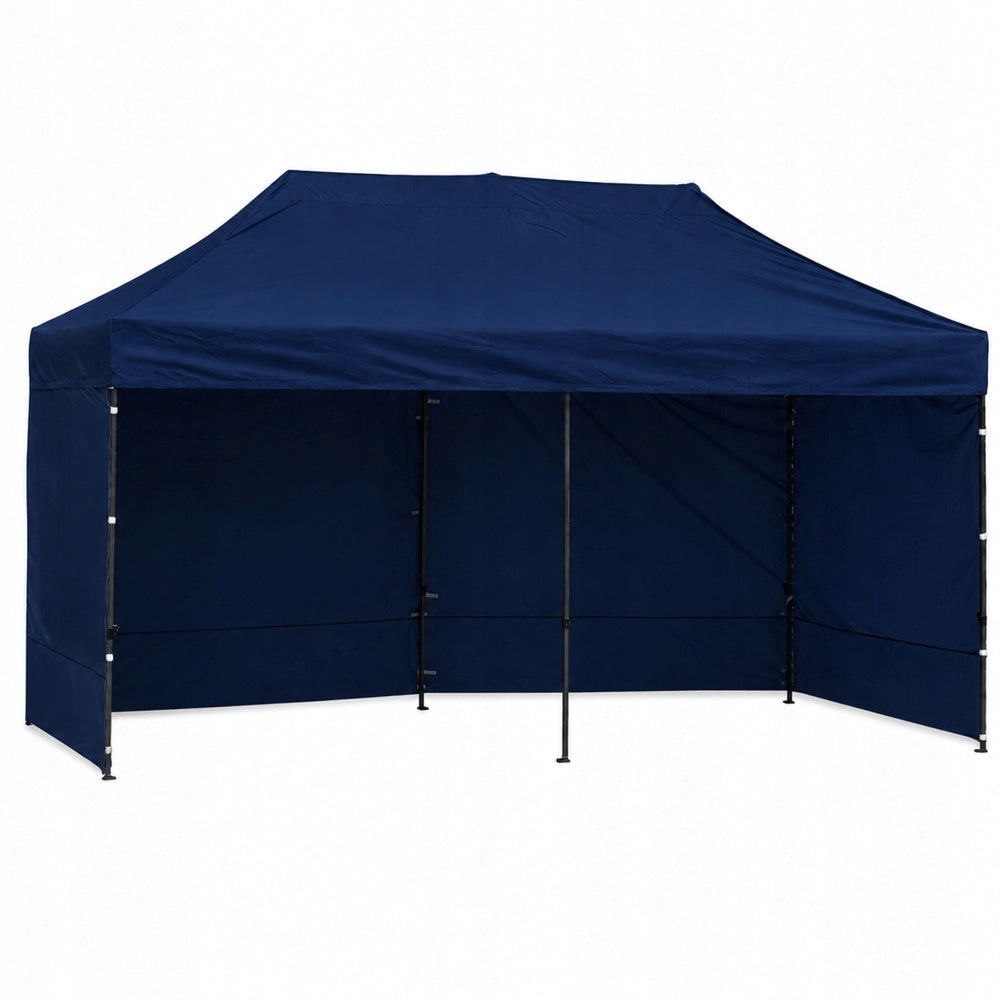 GARDEN EXPRESS TENT CATERING COMMERCIAL PAVILION NAVY BLUE 3x6 M Packaging status original