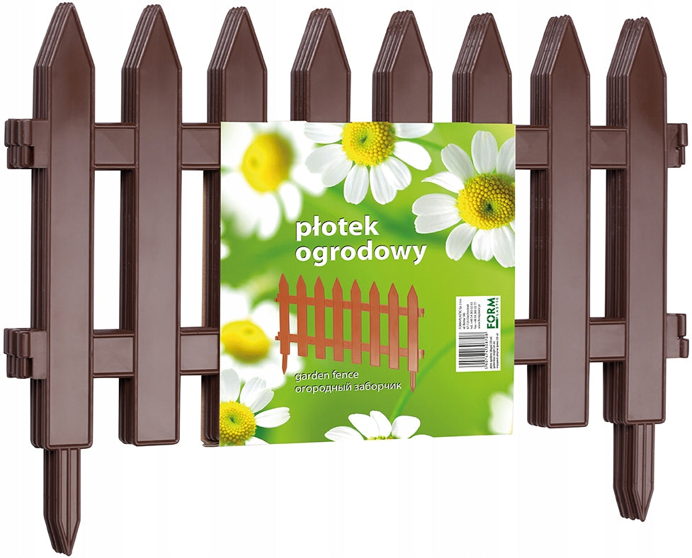 GARDEN FENCE 320CM BRONZE 7 HINGED ELEMENTS BALCONY, GARDEN, CEMETERY EAN (GTIN) 5907474308739