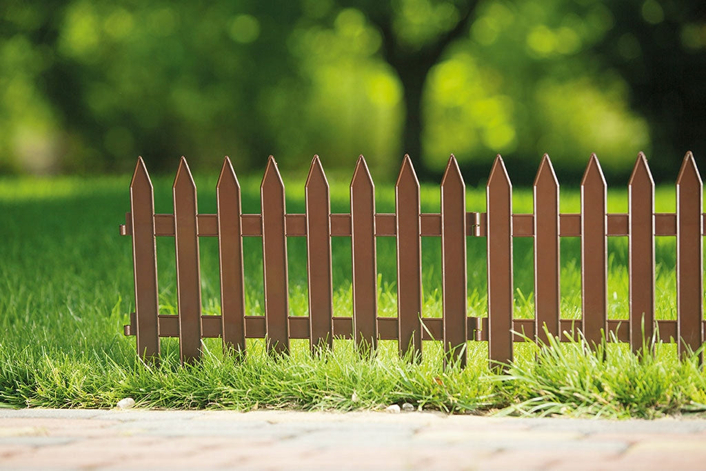 GARDEN FENCE 320CM BRONZE 7 HINGED ELEMENTS BALCONY, GARDEN, CEMETERY Manufacturer code 82070