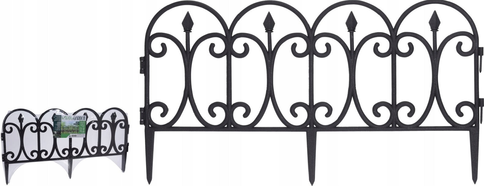 GARDEN FENCE PALISADE 4PCS 240CM EDGING Manufacturer code TC21104-1