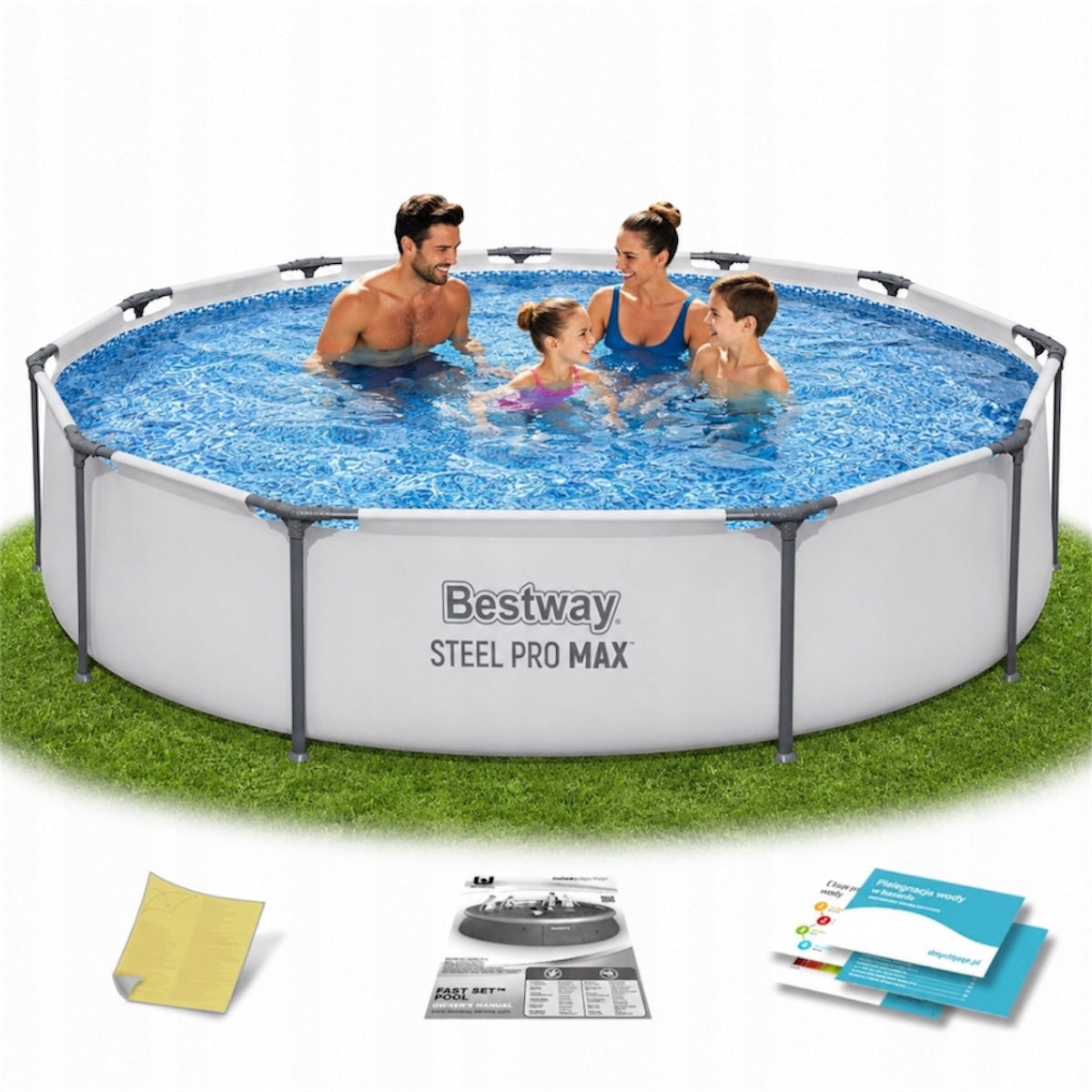 GARDEN FRAME POOL BESTWAY 305 x 76 CM SET 4in1
