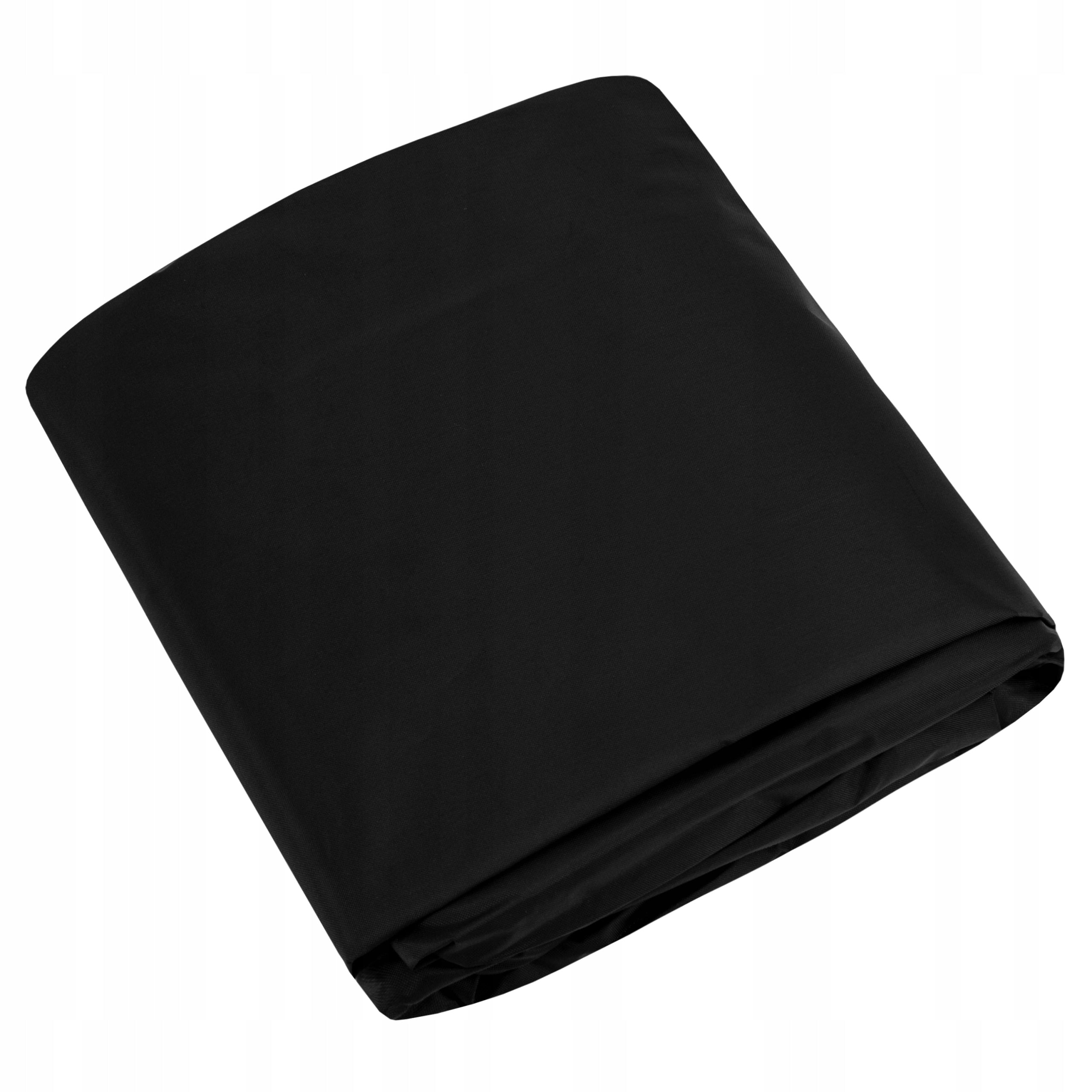 GARDEN FURNITURE COVER CHAIRS TABLE 215 x 135 x 75 cm BLACK STRONG Product height 105 cm