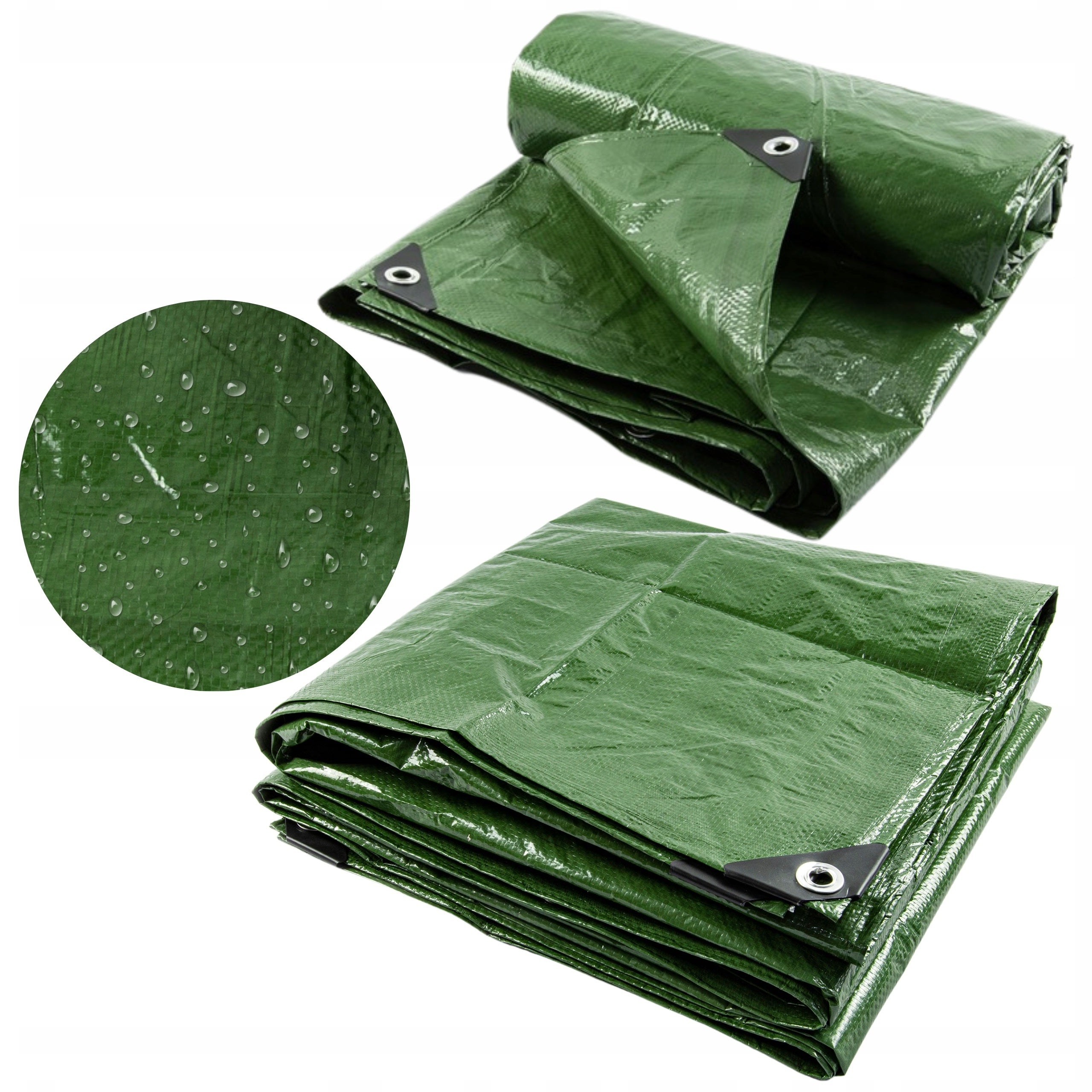 GARDEN FURNITURE COVER SET GREEN waterproof TABLE 350x250x75 EAN (GTIN) 5905947783458