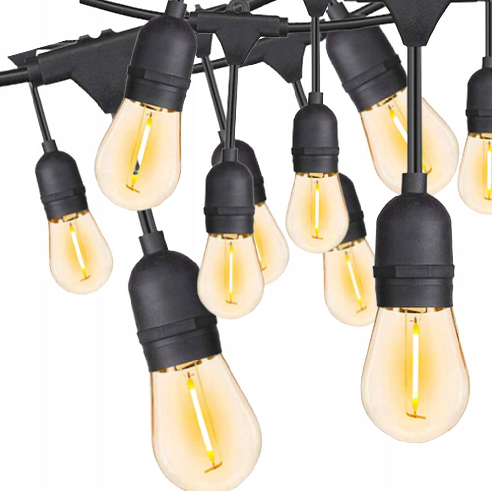 GARDEN GARLAND LED CHAIN 10M + 10X E27 LED FILAMENT