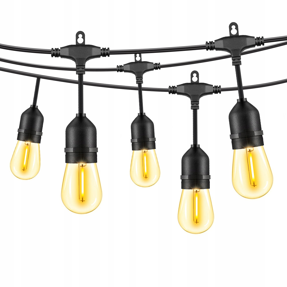 GARDEN GARLAND LIGHT CHAIN LAMP 20M 20+2X WATERPROOF BULB