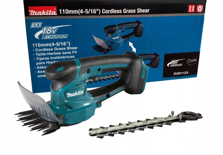 GARDEN GRASS HEDGE TRIMMERS CORDLESS LXT 18V DUM111ZX MAKITA
